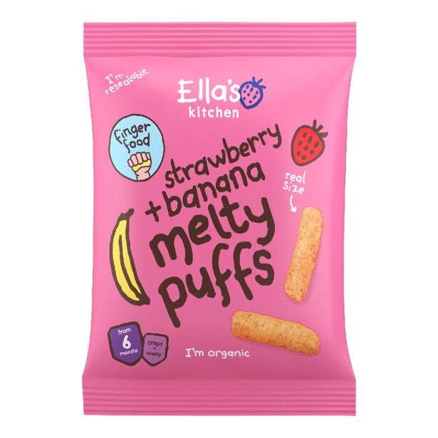 Ella's Kitchen BIO Chrumky jahoda a banán (20 g)