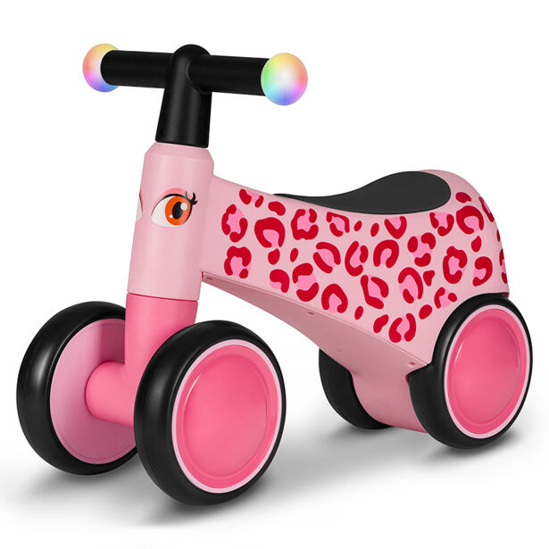 Lionelo odrážadlo Sammy so LED svetielkom pink rose