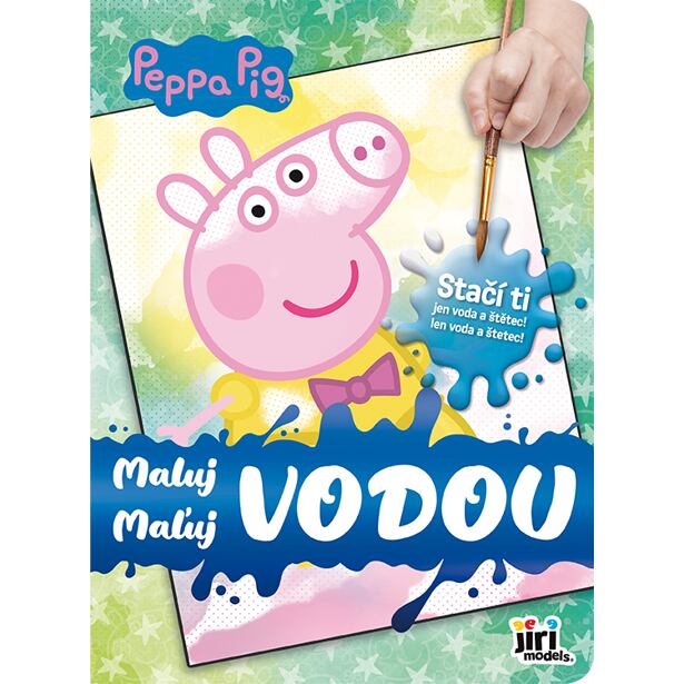 Jiri Models Maľuj vodou Prasiatko Peppa