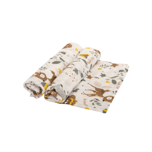 Bomimi Osuška TETRA Premium 140 g/m2, 2ks, 80x100, lesné zvieratká