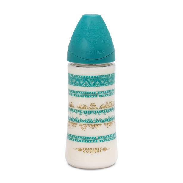 Suavinex PREMIUM FĽAH 360 ml SILIKÓN - ZELENÁ