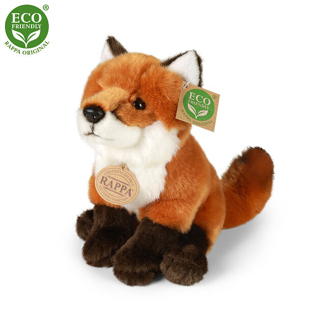 Rappa Plyšová líška sediaca 21 cm ECO-FRIENDLY