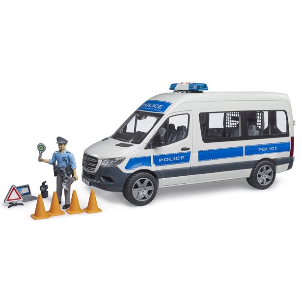 Bruder M.B. Sprinter - autobus policie, figurka
