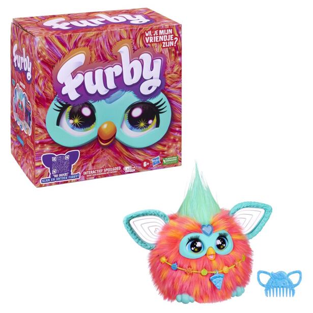 Hasbro FURBY V KORÁLOVEJ FARBE CZ