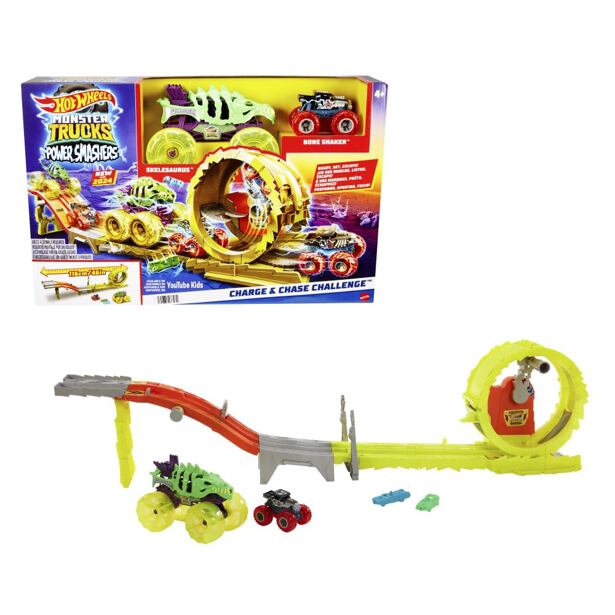 Mattel Hot Wheels Monster Trucks Power Smashers dráha Masivní destrukce