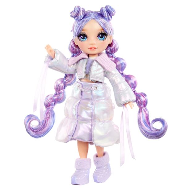 Rainbow High Winter Wonderland Doll- Violet fialová