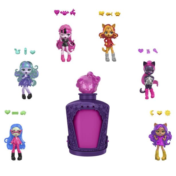 Mattel Monster High Elixíry s malou Monsterkou, viac druhov