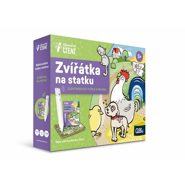 Albi Kouzelné čtení Albi tužka 2.0 + Zvířátka na statku CZ
