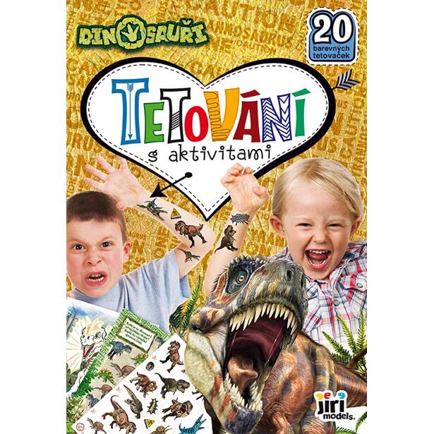 Jiri Models Tetovanie s aktivitami Dinosaury