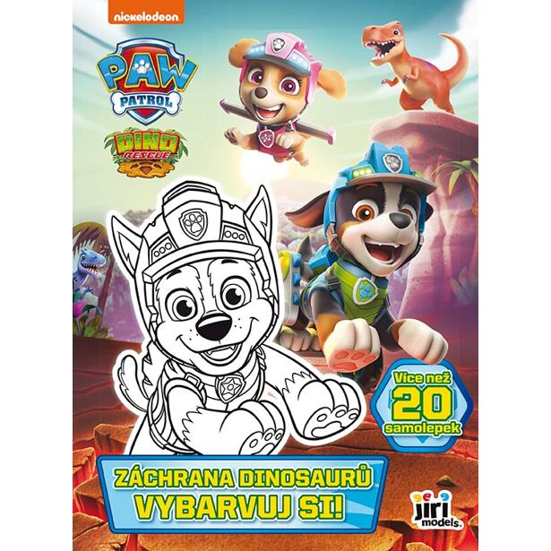 Jiri Models Vyfarbuj si! Tlapková patrola Záchrana dinosaurov