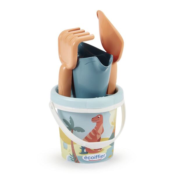 Ecoiffier Vedierko Dinosaurus s kanvičkou a príslušenstvom, 13 cm