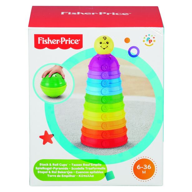 Fisher Price Aktivní skládačka s rolničkou