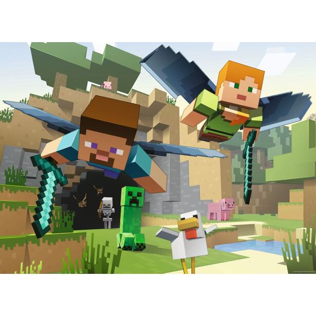 Ravensburger Minecraft Puzzle 200 dílků