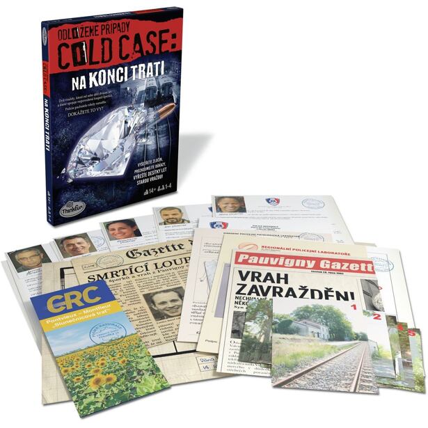 Ravensburger ThinkFun Odložené případy: Na konci trati CZ