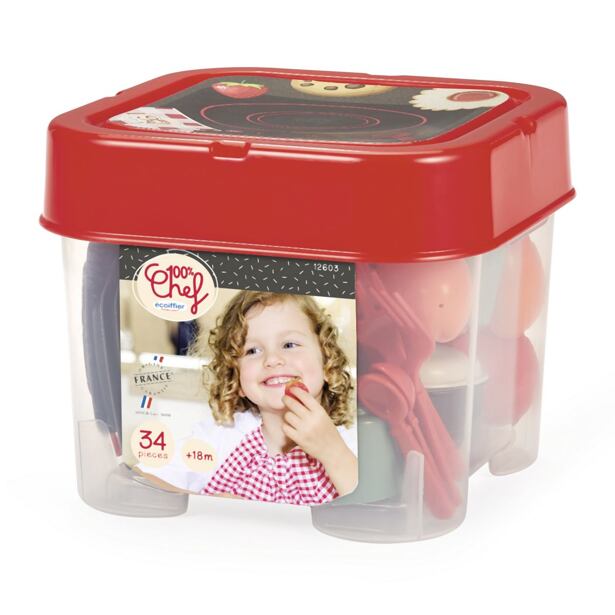 Ecoiffier Esszimmerset im Karton