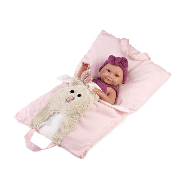 Llorens 73812 NEW BORN dievčatko, realistická bábika bábätko s celovinylovým telom - 40 cm