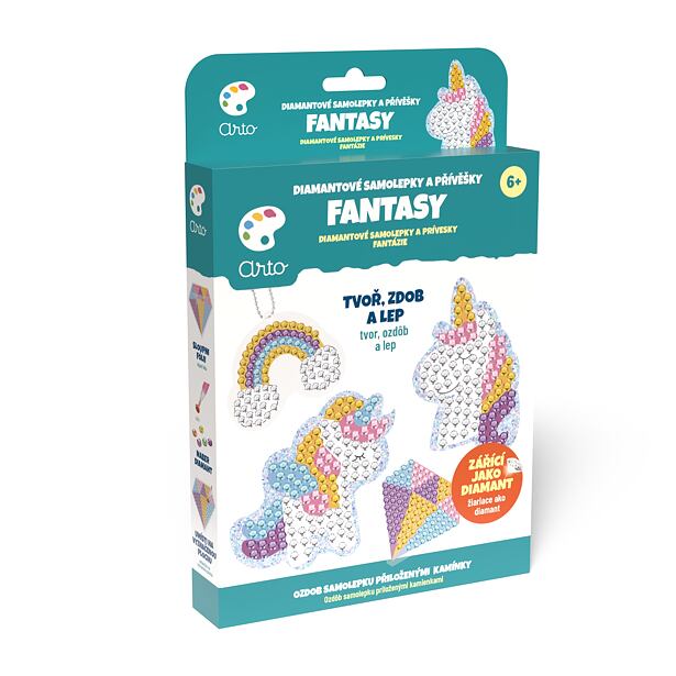 ARTO Diamantové samolepky a prívesky - Fantasy