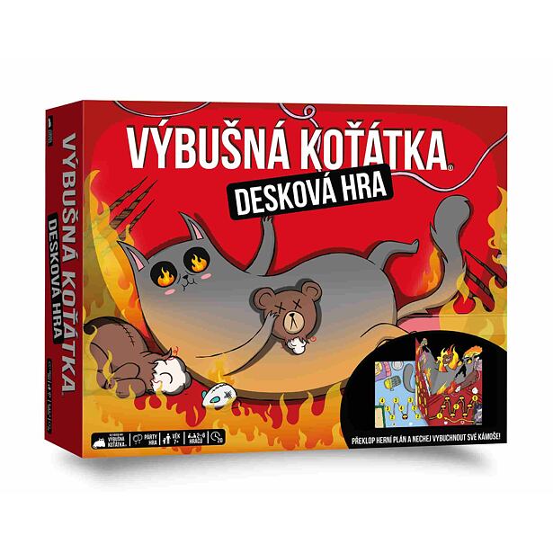 Asmodee Výbušné mačiatka: Dosková hra