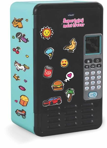Vtech Supertajný maxi trezor SK - čierný