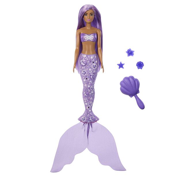 Mattel Barbie Color Reveal Barbie morská panna s drahokamami