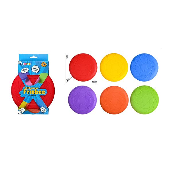 ŠPORTO Silikónové Frisbee, viac druhov