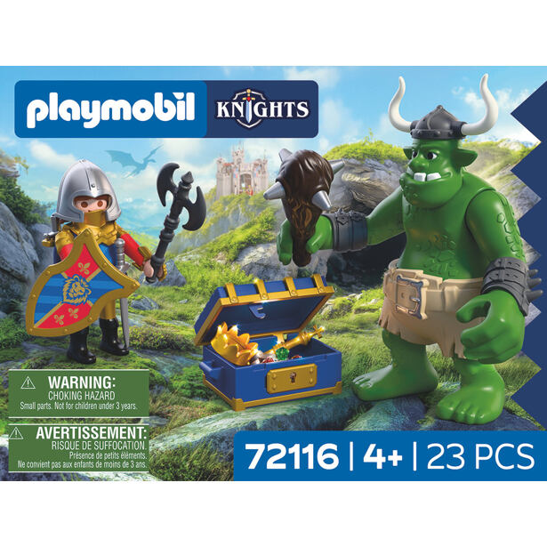 Playmobil Troll s pokladem Lvích rytířů