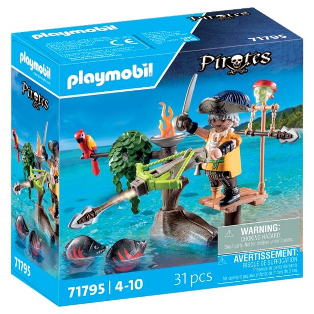 Playmobil Pirát s balistom