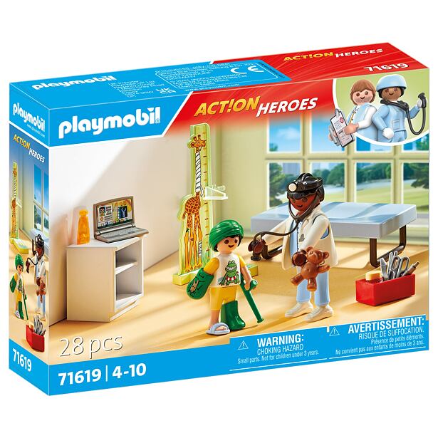 Playmobil Pediater s plyšovým medvedíkom