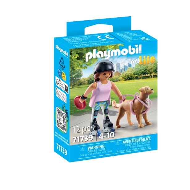Playmobil Inlinerka s retrieverom
