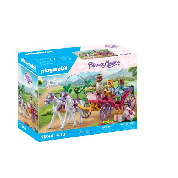 Playmobil Jazda kočom s princeznou a princom