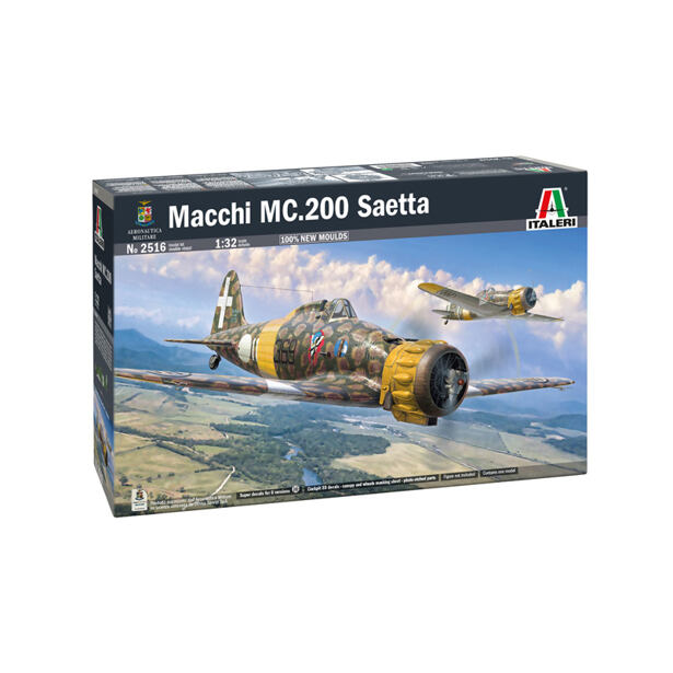 Italeri Modellbausatz Flugzeug 2516 - Macchi C.200 (1:32)