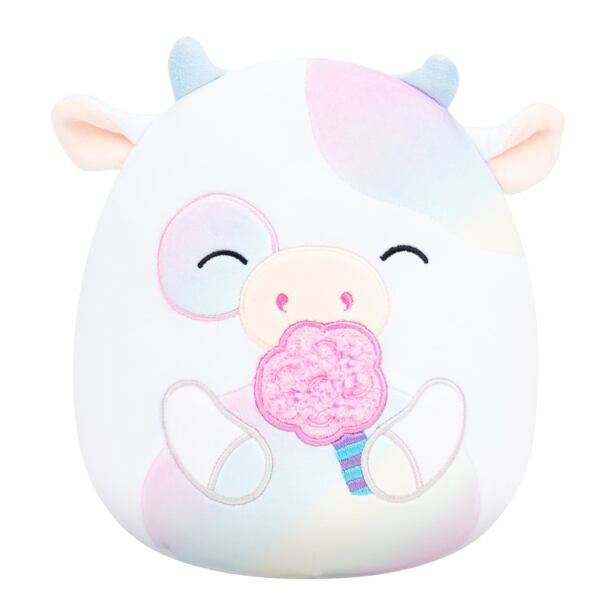 SQUISHMALLOWS Krava s cukrovou vatou - Belozi, 13 cm