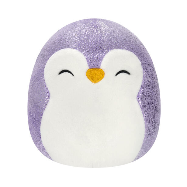 SQUISHMALLOWS Fialový tučniak - Elle, 13 cm