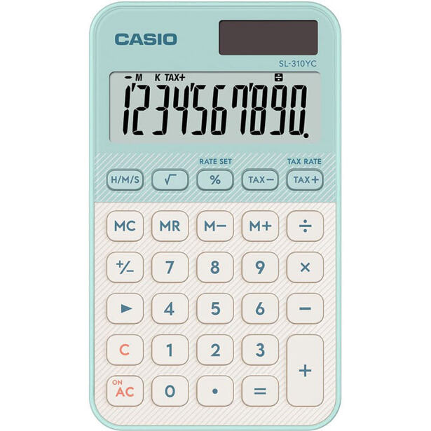 CASIO Taschenrechner grün