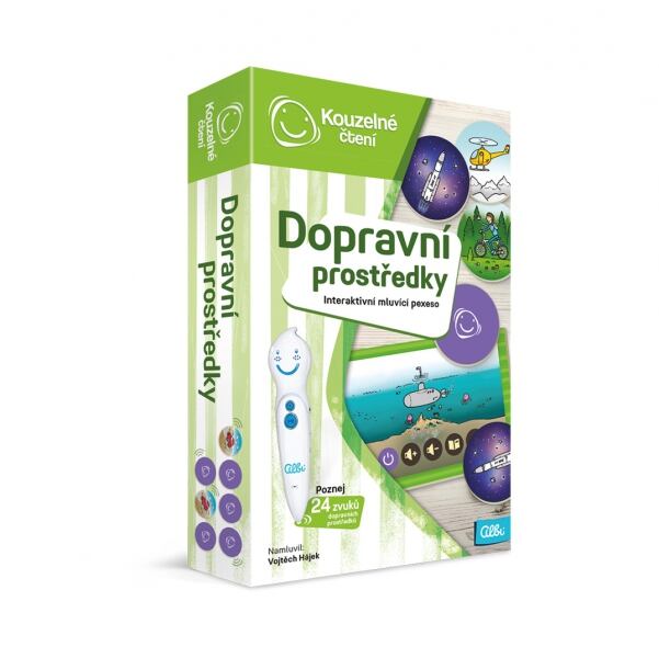 Albi Kúzelné čítanie Hra Pexeso-Dopravné prostriedky