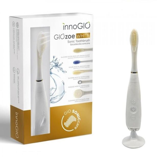 innoGIO Elektronická sonická zubná kefka GIOZoe biela