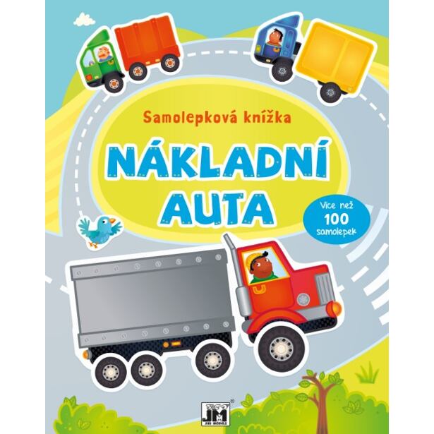 Samolep knižka/ Náklad. autá
