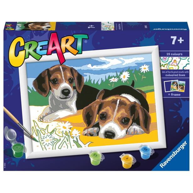 Ravensburger CreArt Šteňatá Jack Russella