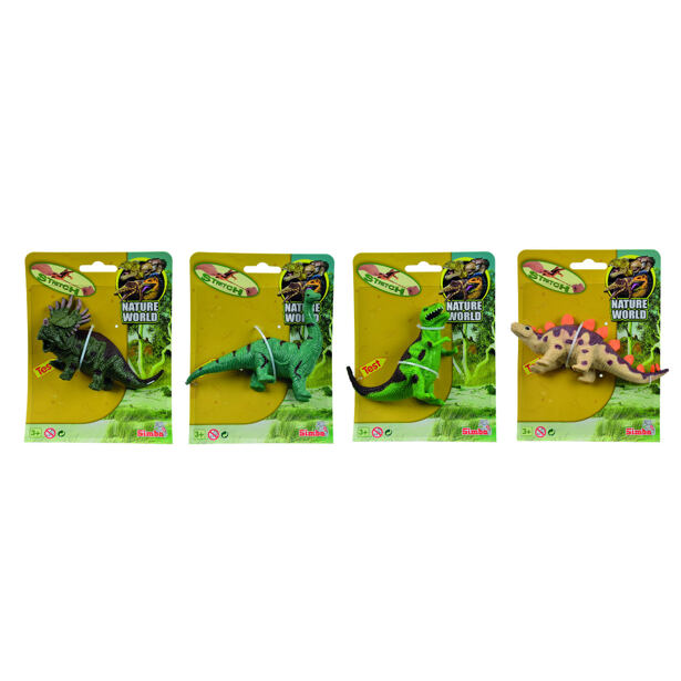 Simba Gumový strečový dinosaurus, 4 druhy