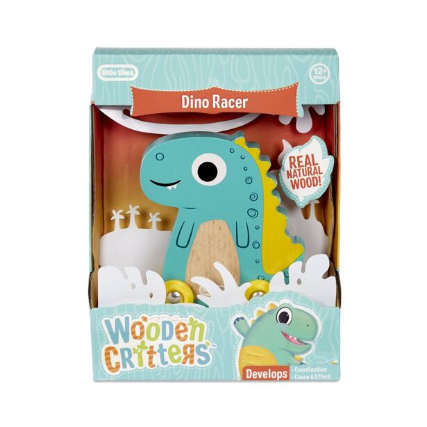 MGA Little Tikes Wooden Critters Drevený pretekár, 3 druhy
