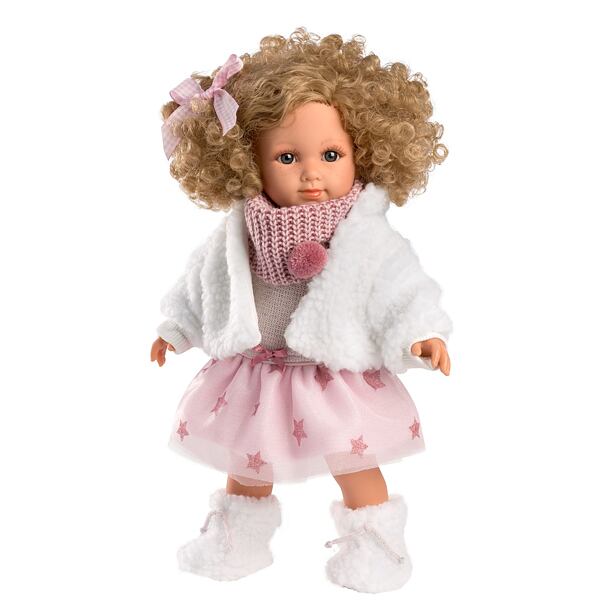 Llorens 53542 ELENA - realistická bábika s mäkkým látkovým telom - 35 cm