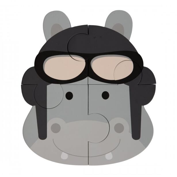 BJ Penové puzzle B-Animal Tiger/Hippo/Frog