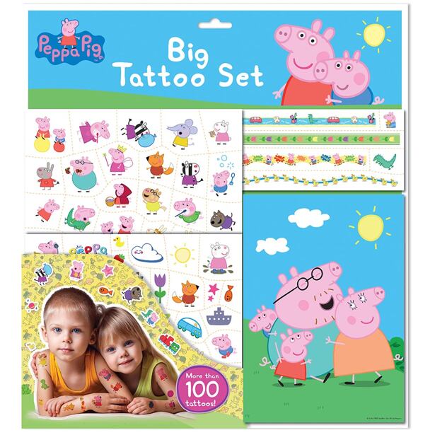 Veľký set s tetovaním Peppa Pig