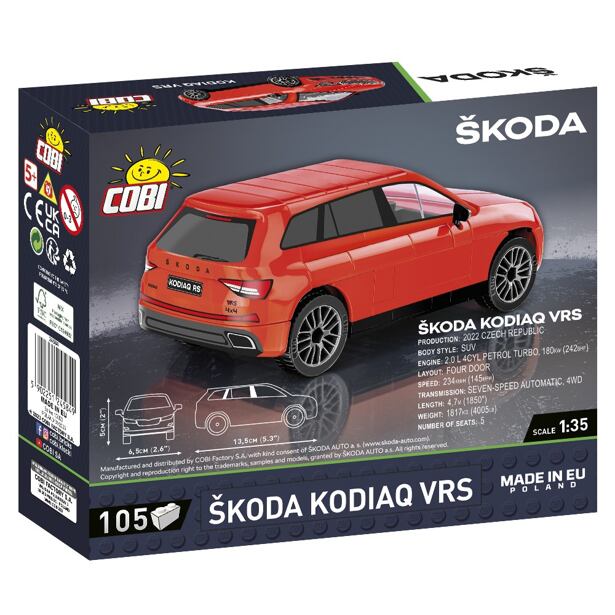 Cobi Škoda Kodiaq VRS, 1:35