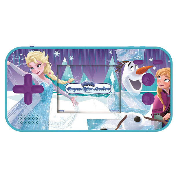 Lexibook  Herní konzole Compact Cyber Arcade Disney Frozen s obrazovkou 2,5" - 150 her