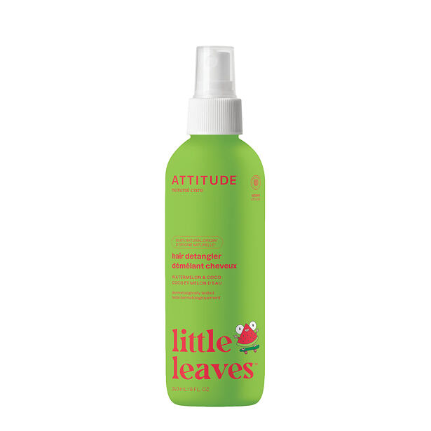 ATTITUDE Sprej pre ľahké rozčesávanie detských vláskov Little leaves s vôňou melónu a kokosu 240 ml