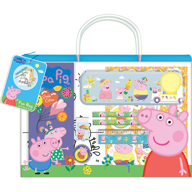 Jiri Models Zábavná taštička s peračníkom Prasiatko Peppa