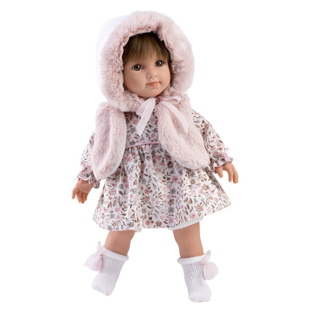 Llorens SARA - realistická bábika s mäkkým látkovým telom - 35 cm