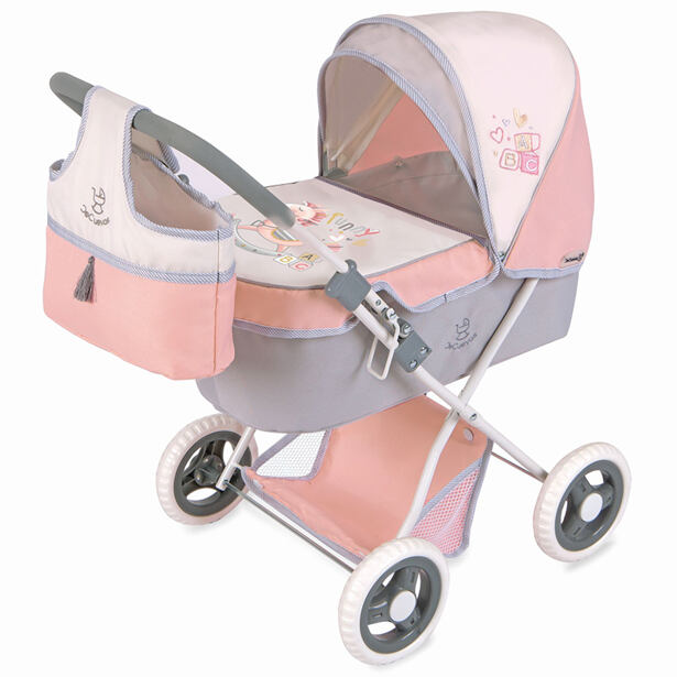 DeCuevas 85086 Skladací kočík pre bábiky s taškou FUNNY 2023 - 60 cm