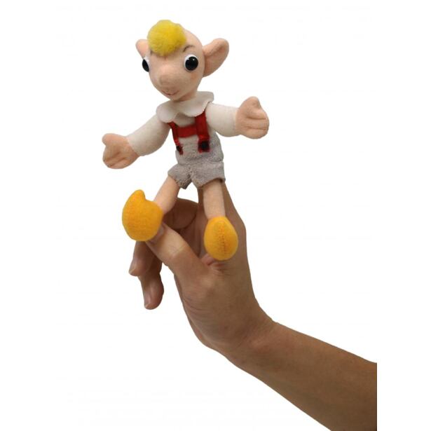 Moravská ústredňa Hurvínek 15cm, prstový maňuška